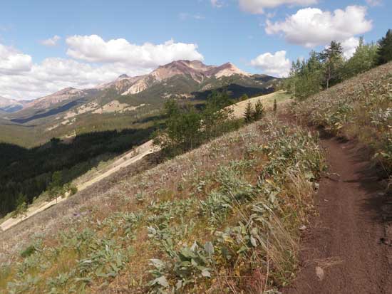 Vancouver hiking trails South Chilcotin sloping hiking trail