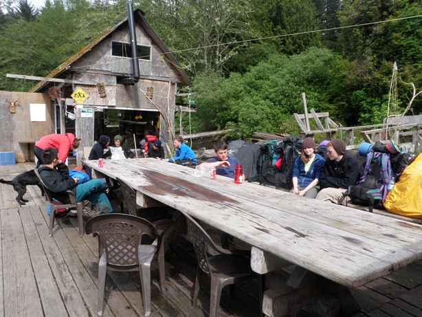West Coast Trail Nitinaht Narrows Carl's Crab Shack