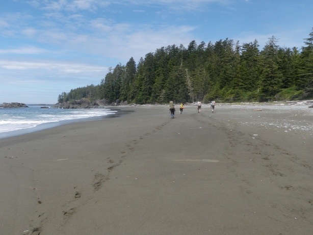 Barge Beach Vancouver Island Hiking